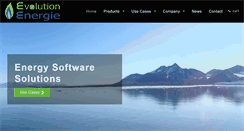 Desktop Screenshot of evolutionenergie.com